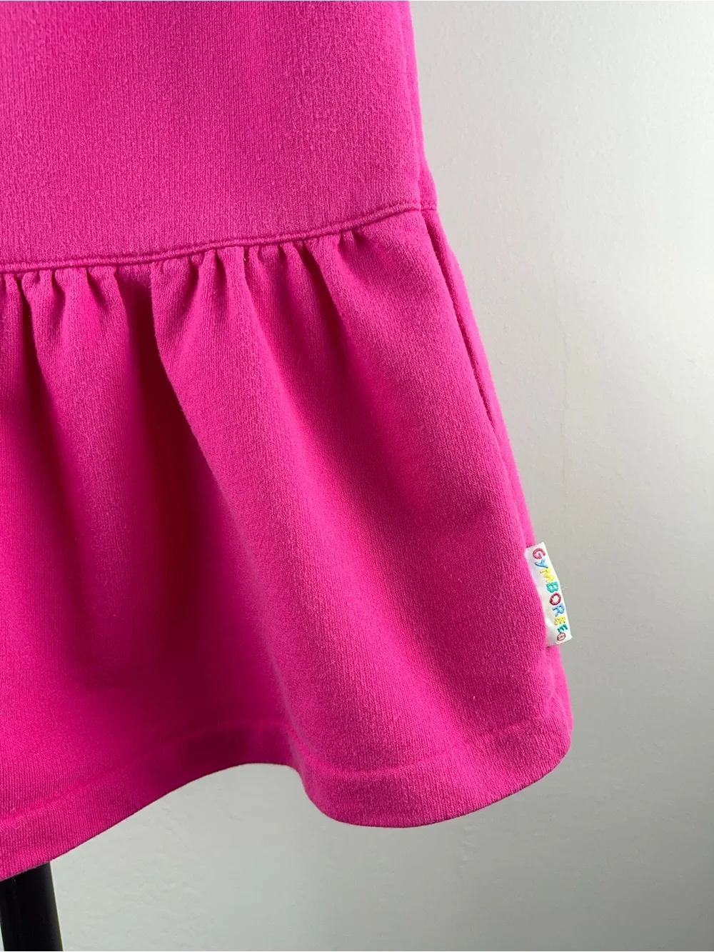 Gymboree 90s Flower Embroidered Rainbow Tag Knit Jumper Vintage Dress M